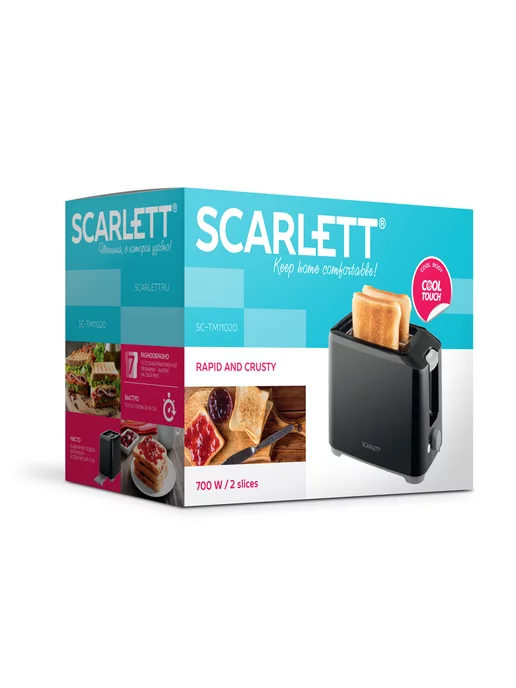 SCARLETT Тостер для хлеба с поддоном для крошек SC-TM11020, вариант, фото 7