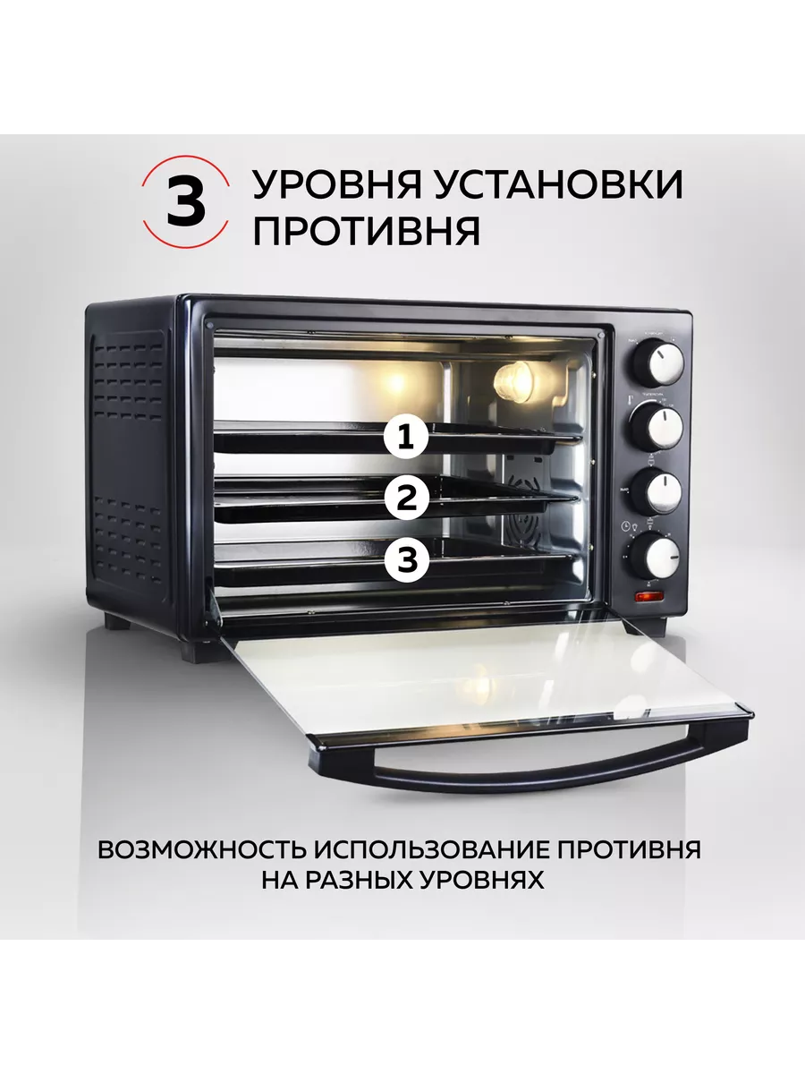 Мини-печь электрическая GFO-30B GFgril 8520921 купить за 6 151 ₽ в  интернет-магазине Wildberries