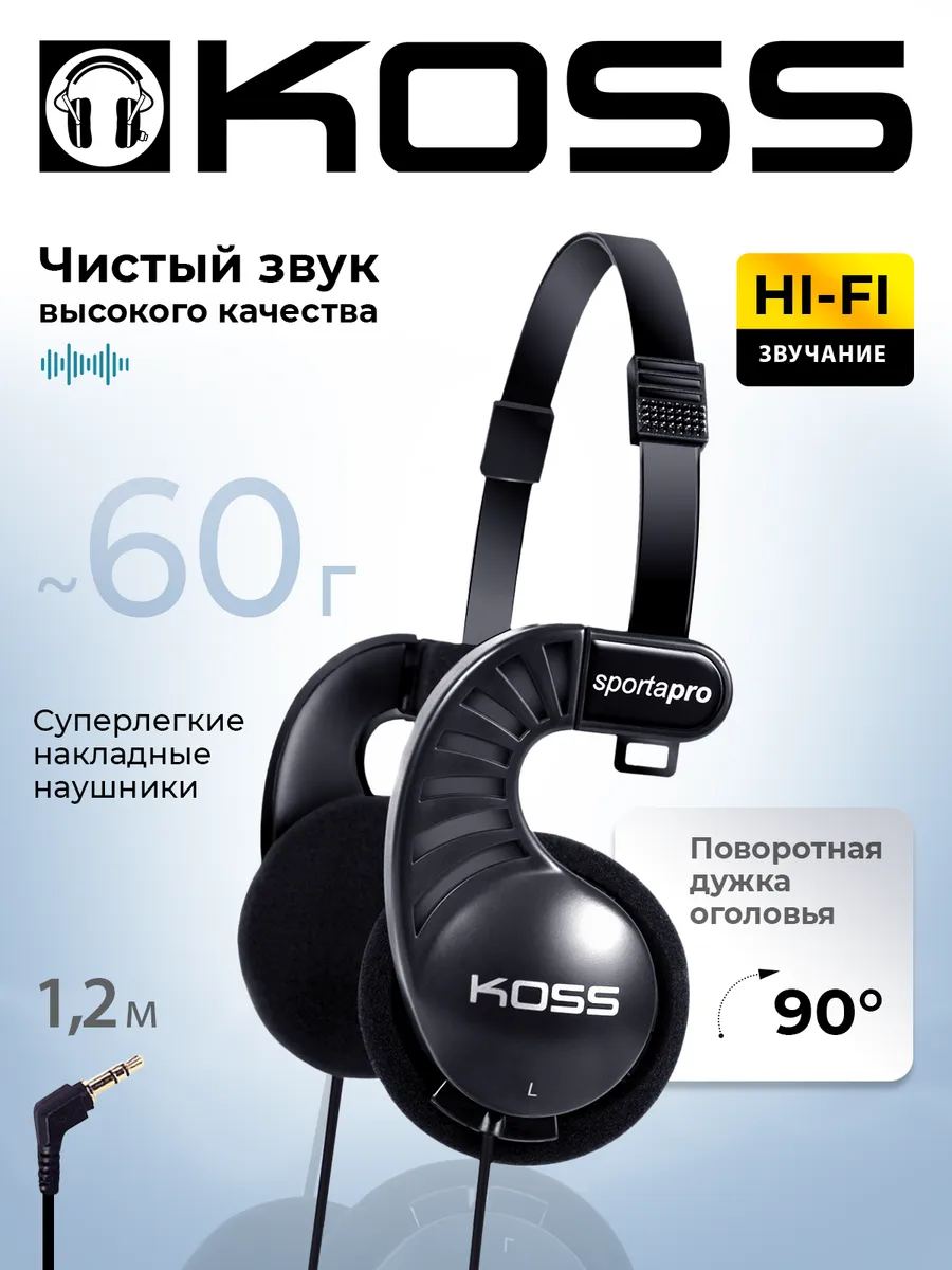 Koss Спортивные накладные наушники Sporta Pro