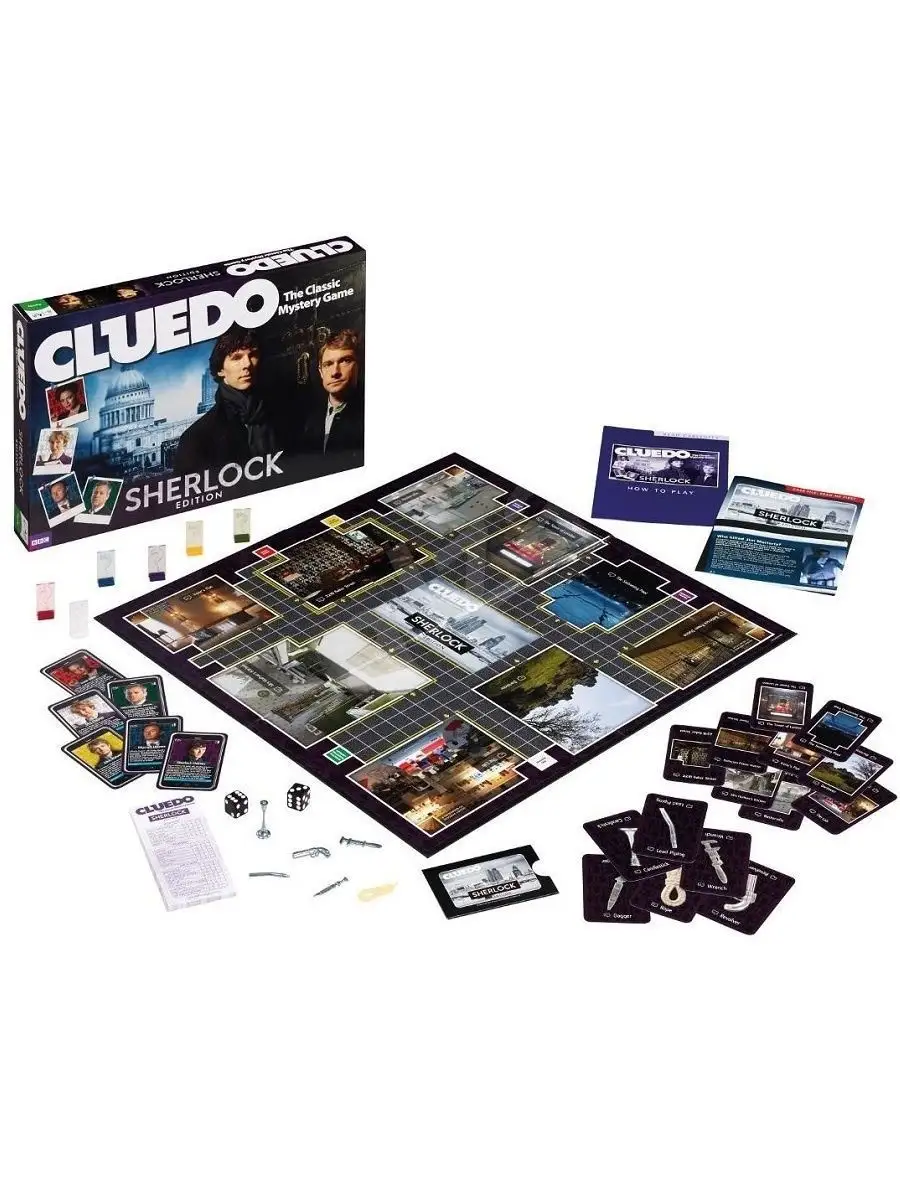 Настольная игра CLUEDO Sherlock (Шерлок) Интерхит 8529547 купить за 3 591 ₽  в интернет-магазине Wildberries