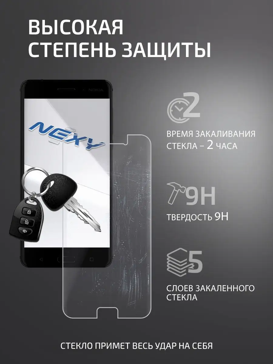 Защитное стекло Regular для Nokia 6 Volare Rosso 8536497 купить в  интернет-магазине Wildberries