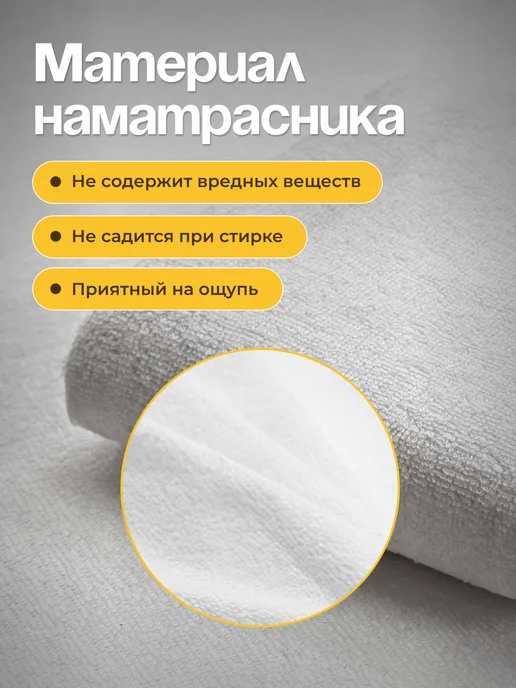 Бим-Бом Наматрасник в овальную кроватку 75х125, 75x125, фото 4