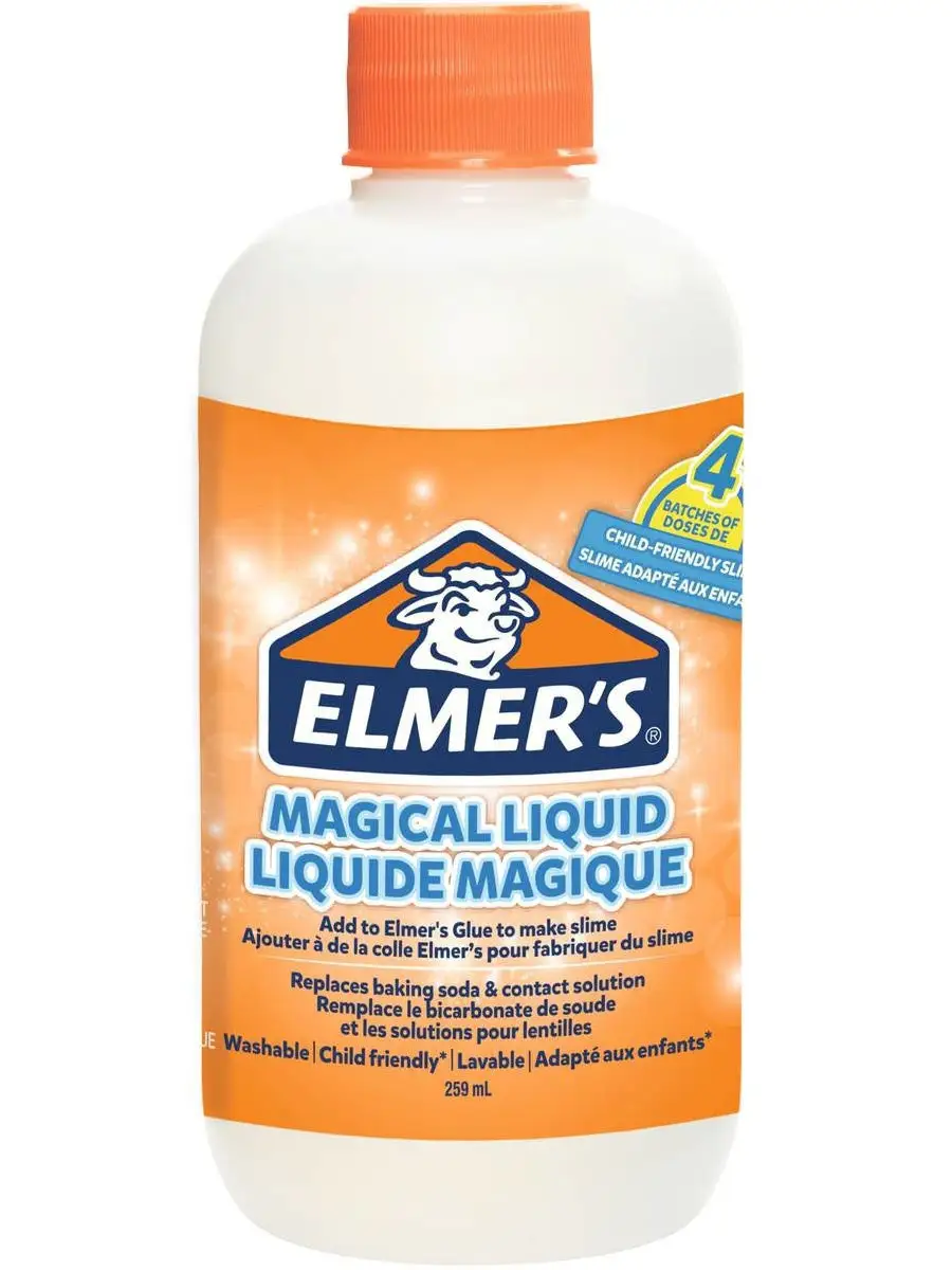 Активатор для слаймов Магическая Жидкость для клея Magic Liquid Elmers  8545324 купить в интернет-магазине Wildberries