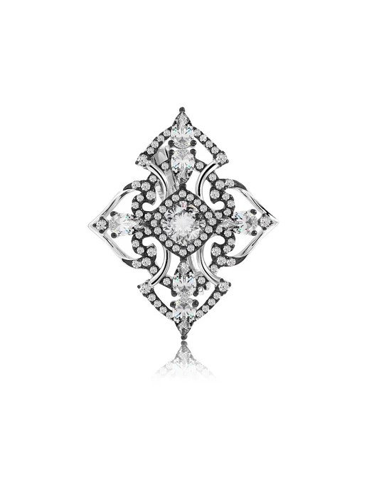 Valtera Брошь серебро 925, серебристый