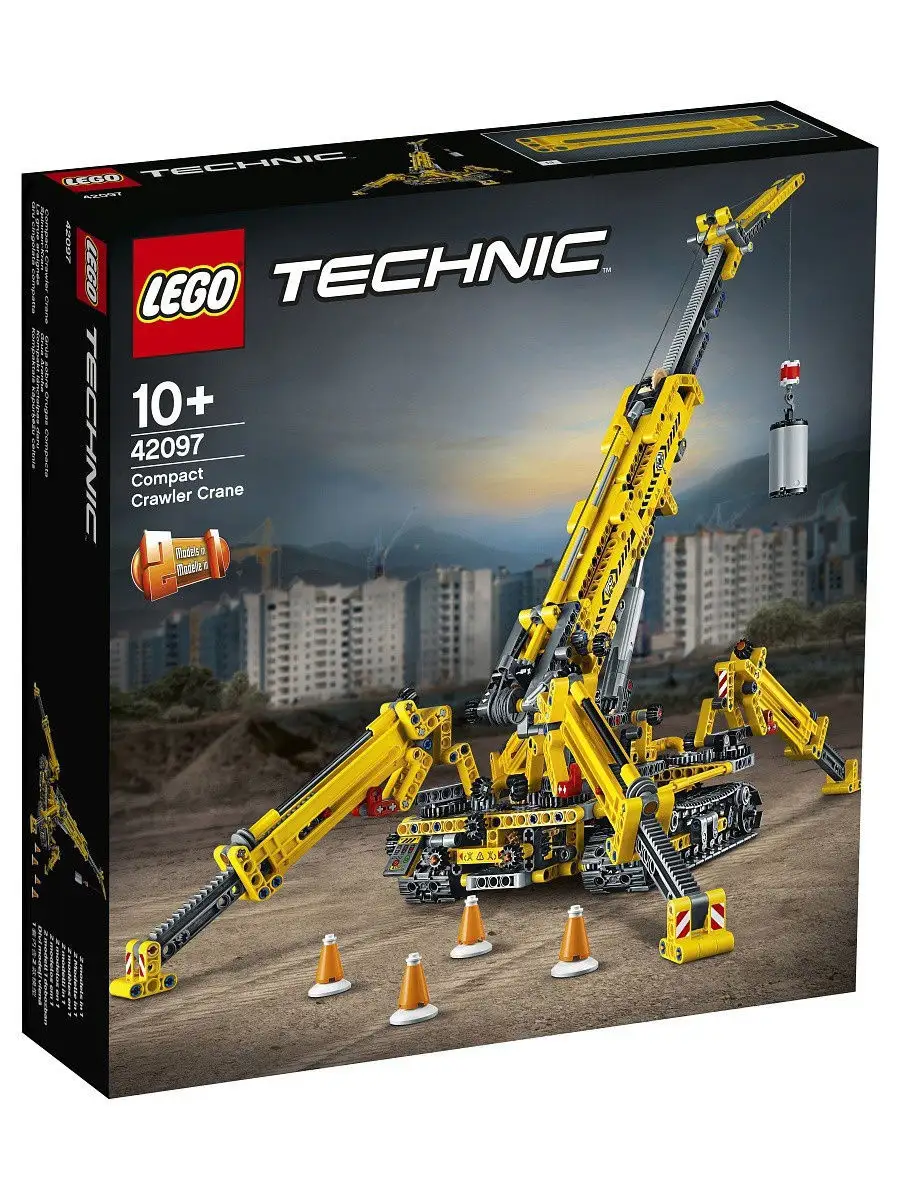 Конструктор LEGO Technic 42097 Компактный гусеничный кран / строительная  техника LEGO 8575664 купить в интернет-магазине Wildberries