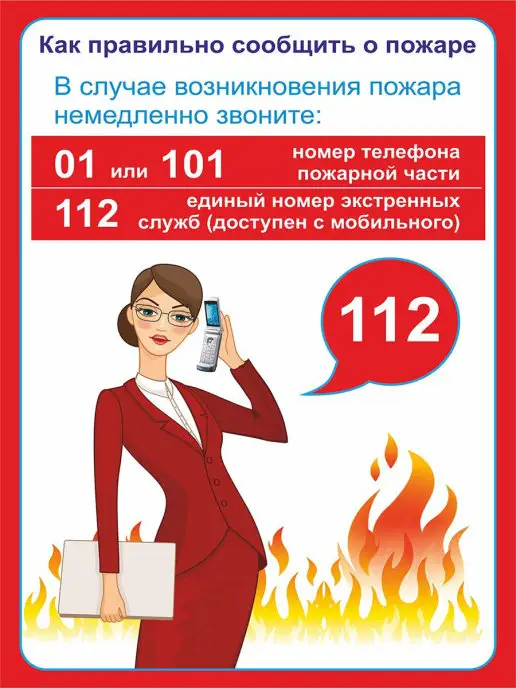 Издательство Учитель Плакаты "Пожарная безопасность в организациях", вариант, фото 3