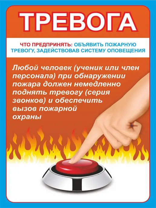 Издательство Учитель Плакаты "Пожарная безопасность в организациях", вариант, фото 4