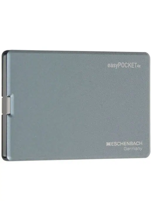 Eschenbach Лупа френеля с подсветкой тонкая easyPOCKET 4х 50х45мм, 4x50x45 мм, фото 2