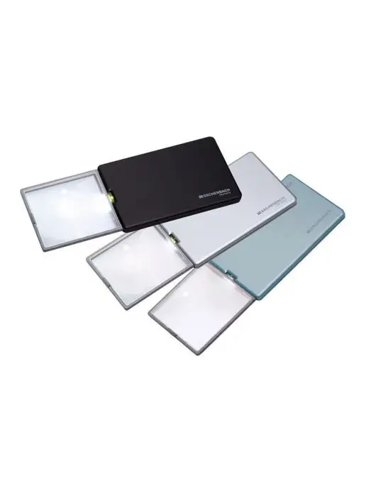 Eschenbach Лупа френеля с подсветкой тонкая easyPOCKET 4х 50х45мм, 4x50x45 мм, фото 7
