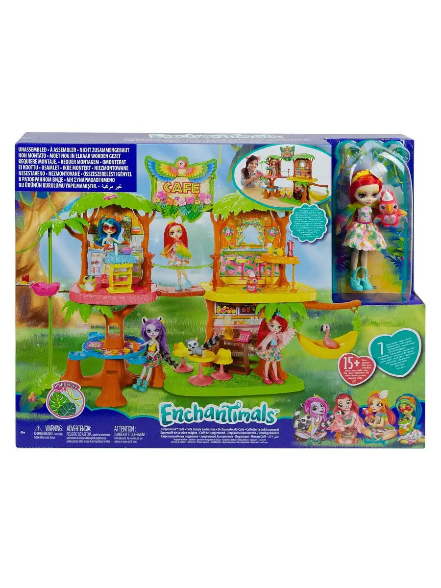 Набор игровой Джунгли-кафе Enchantimals 8591034 купить в интернет-магазине  Wildberries