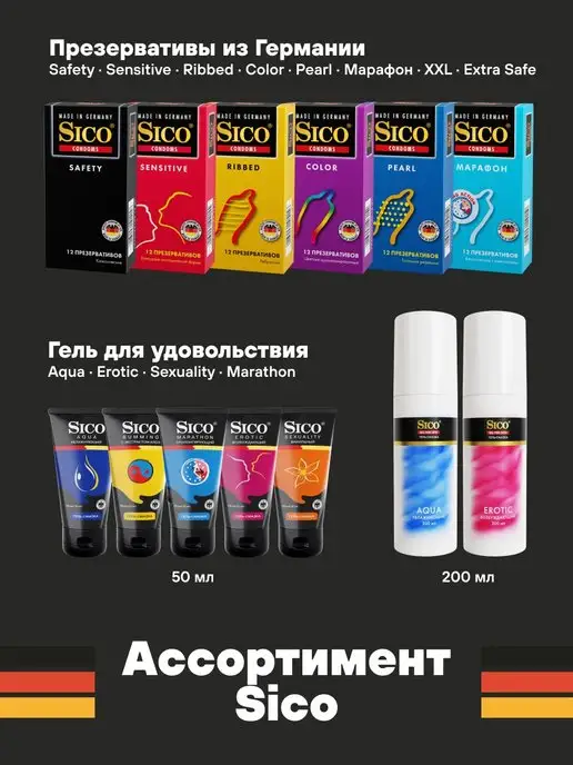 SICO Презервативы классические 50 штук, вариант, фото 7