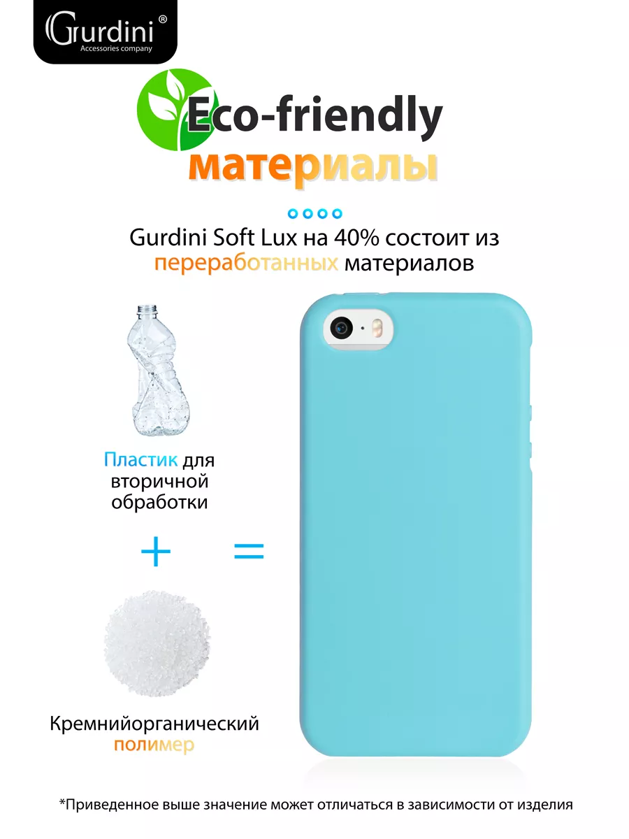 Soft Lux для Apple iPhone 5/5S/SE Gurdini 8624524 купить за 163 ₽ в  интернет-магазине Wildberries