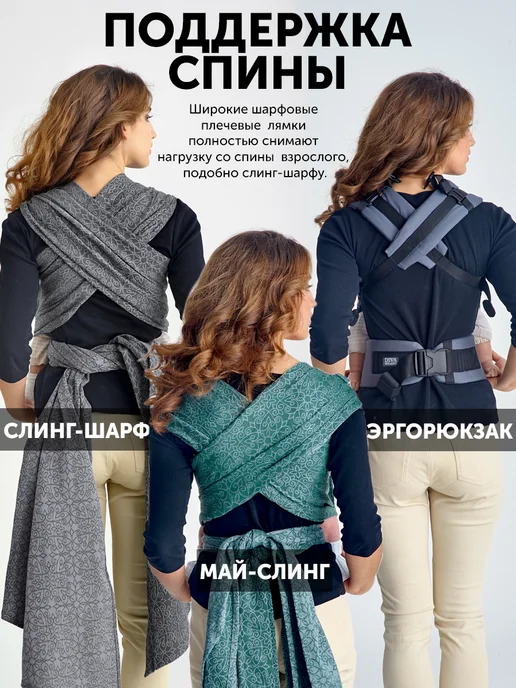 Diva Milano Слинг для новорожденного тканый, вариант, фото 4