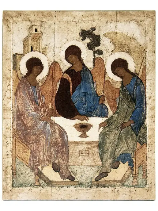 Символик Икона Святая Троица (прп. Андрей Рублёв), вариант