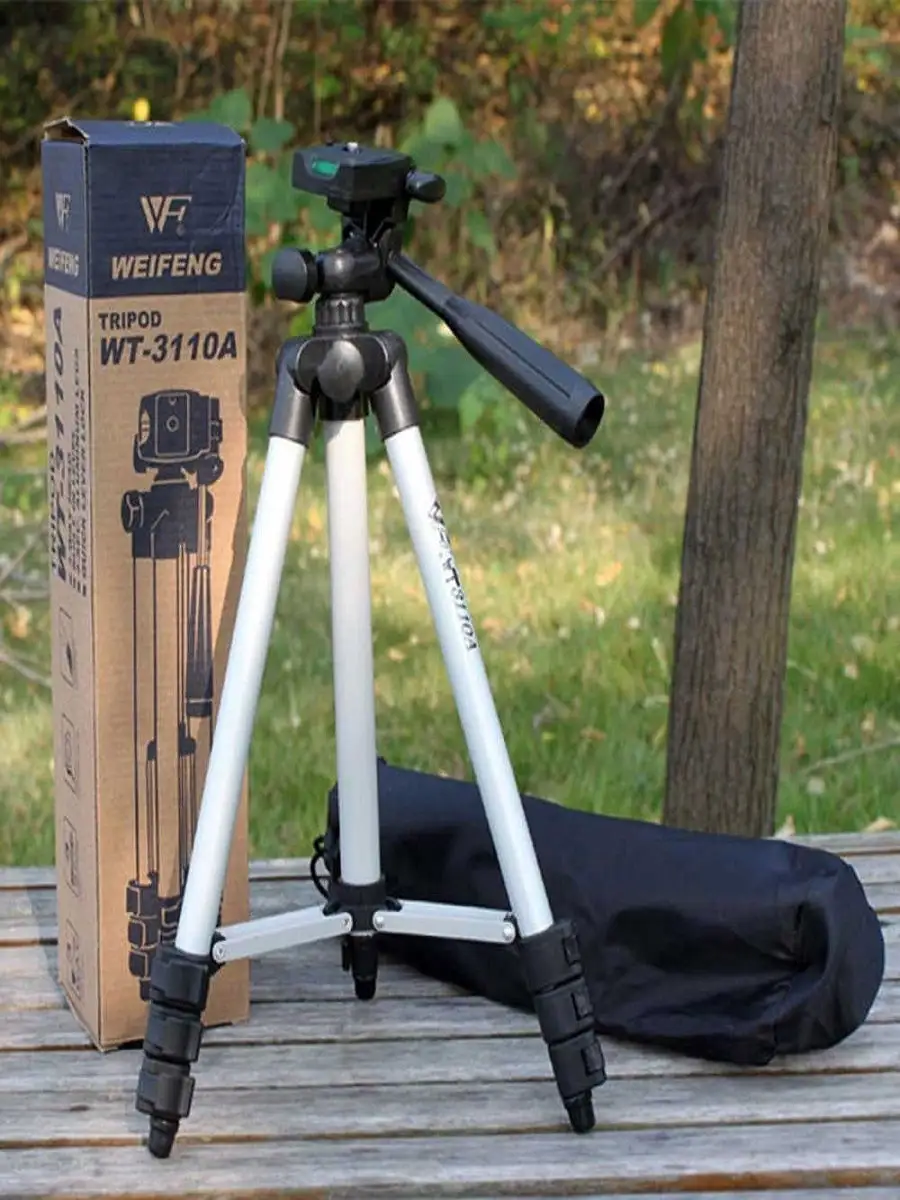 Штатив Tripod 3110 высота 1.02 м/для смартфона, кольцевой лампы,  фотоаппарата Как на TV 8646516 купить в интернет-магазине Wildberries