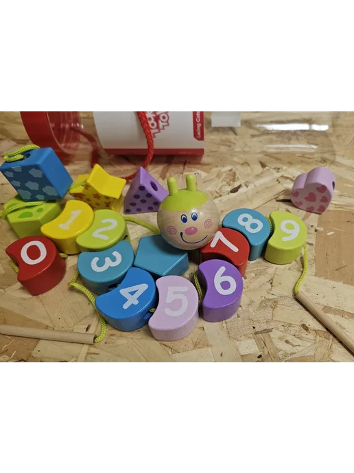 Tooky Toy Шнуровка "Гусеница", вариант, фото 2