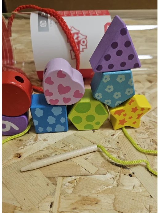 Tooky Toy Шнуровка "Гусеница", вариант, фото 3