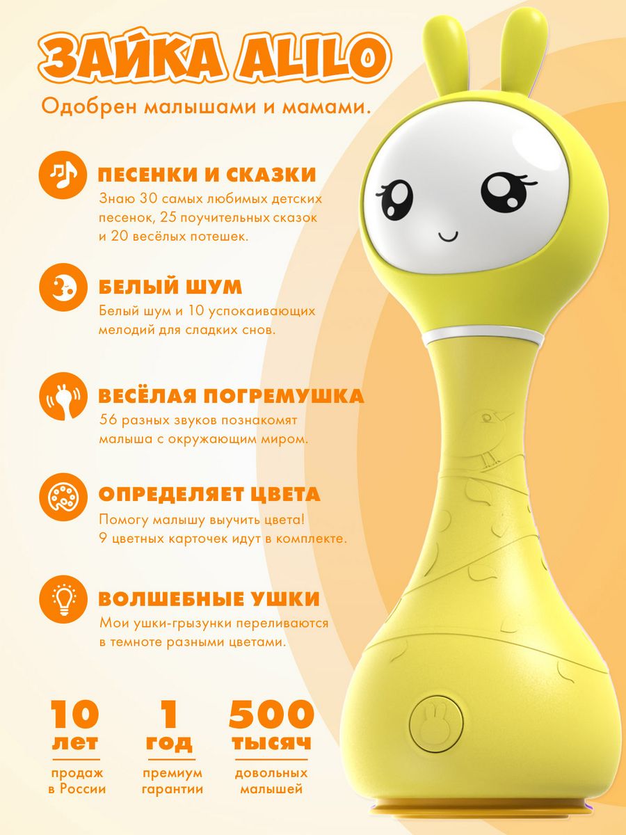 Интерактивная музыкальная игрушка Умный зайка R1 для детей Alilo 8694821  купить за 2 442 ₽ в интернет-магазине Wildberries