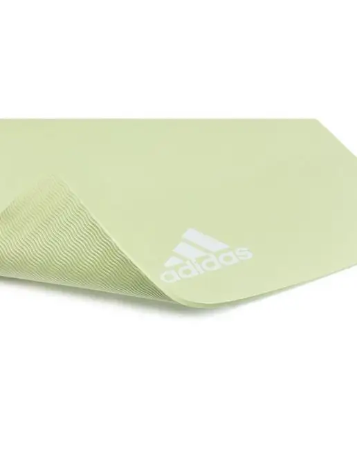 adidas Коврик спортивный для йоги и фитнеса нескользящий, зеленый, фото 6