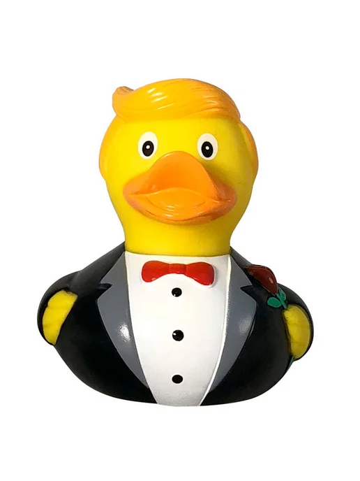 Funny Ducks Игрушка для ванной, сувенир Жених уточка, черный, фото 2