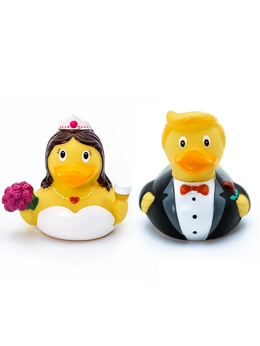 Funny Ducks Игрушка для ванной, сувенир Жених уточка, черный, фото 4