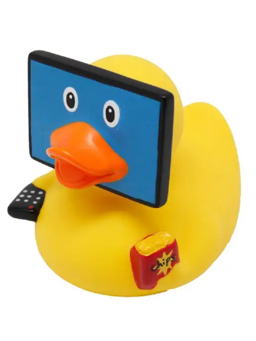 Funny Ducks Игрушка для ванной Зомбоящик уточка, желтый, фото 5