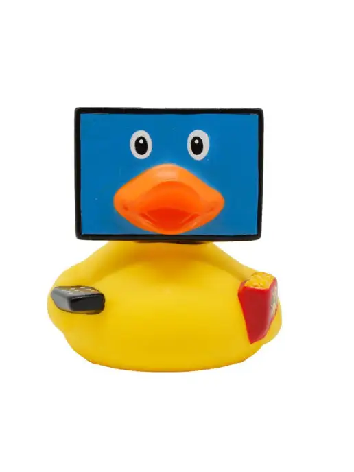 Funny Ducks Игрушка для ванной Зомбоящик уточка, желтый, фото 6