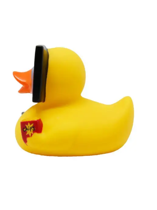 Funny Ducks Игрушка для ванной Зомбоящик уточка, желтый, фото 7