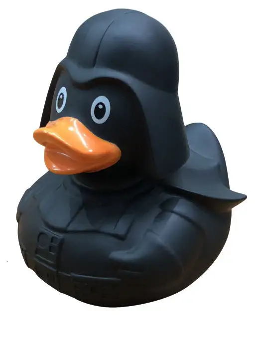 Funny Ducks Игрушка для ванны, сувенир уточка "Темный Лорд", черный, фото 2