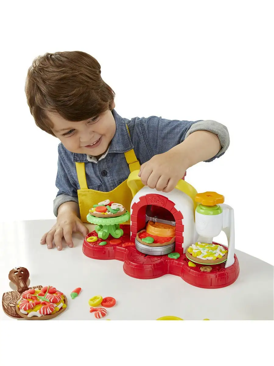 Игровой набор Плей-До Печём пиццу PLAY-DOH E4576 PLAY-DOH 8708648 купить в  интернет-магазине Wildberries