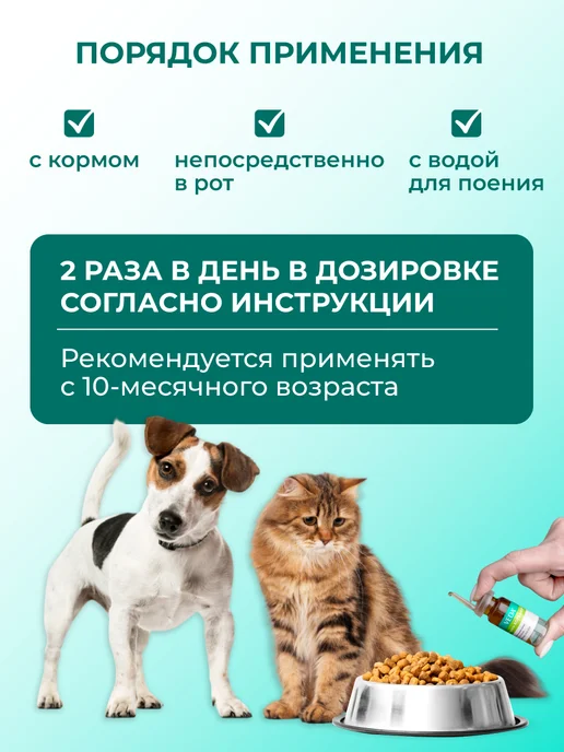 veda Успокоительное для кошек и собак Котбаюн 3 фл по 10мл, 10 мл, фото 6