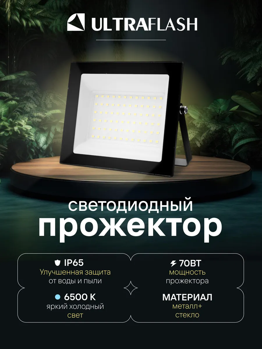 Прожектор светодиодный уличный 70 Вт