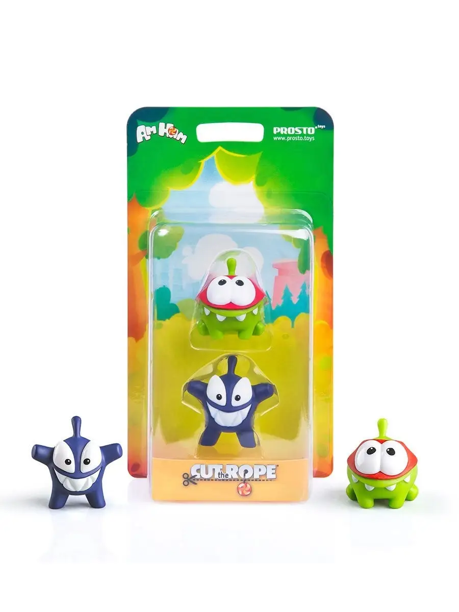 Игрушки приключения Ам ням Набор 6 Cut the Rope 2 фигурки ProstoToys  8768987 купить в интернет-магазине Wildberries