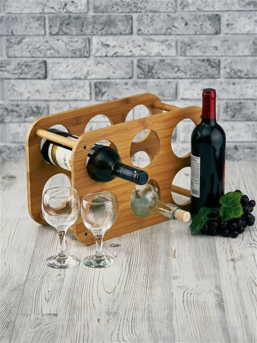 Премиальные стойки для вина Wood4wine - купить стойку ручной работы