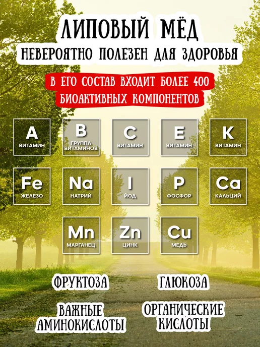 Мёд семьи Мамдеевых Липовый мед, 500 г, натуральный, зож, 500 г, фото 4
