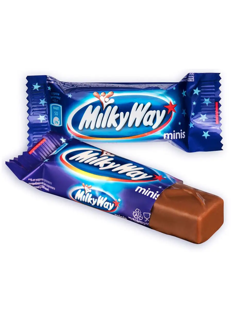 Minis шоколадные конфеты, 176 г Milky Way 8823446 купить в  интернет-магазине Wildberries