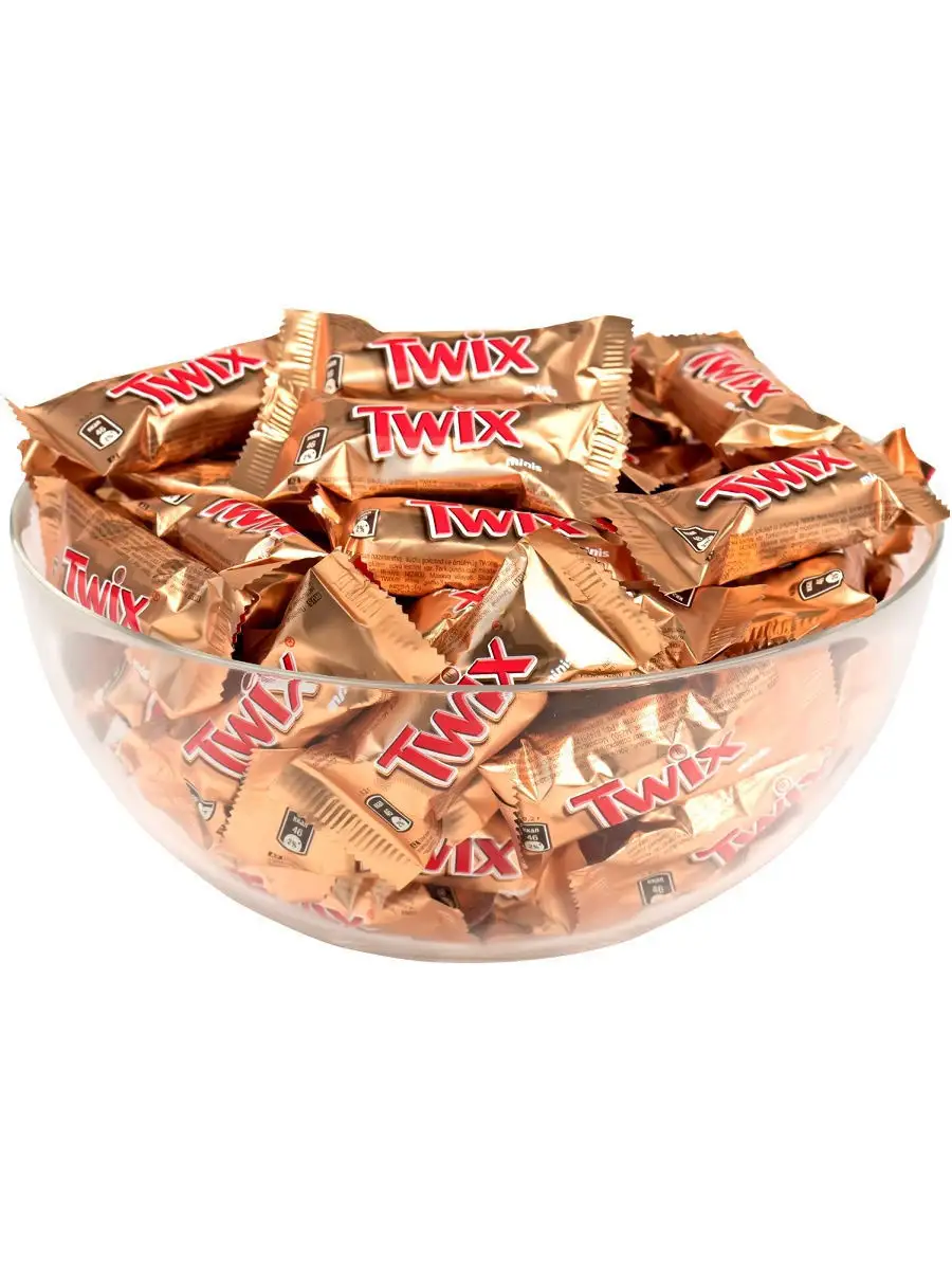 Twix Minis шоколадные конфеты 1кг