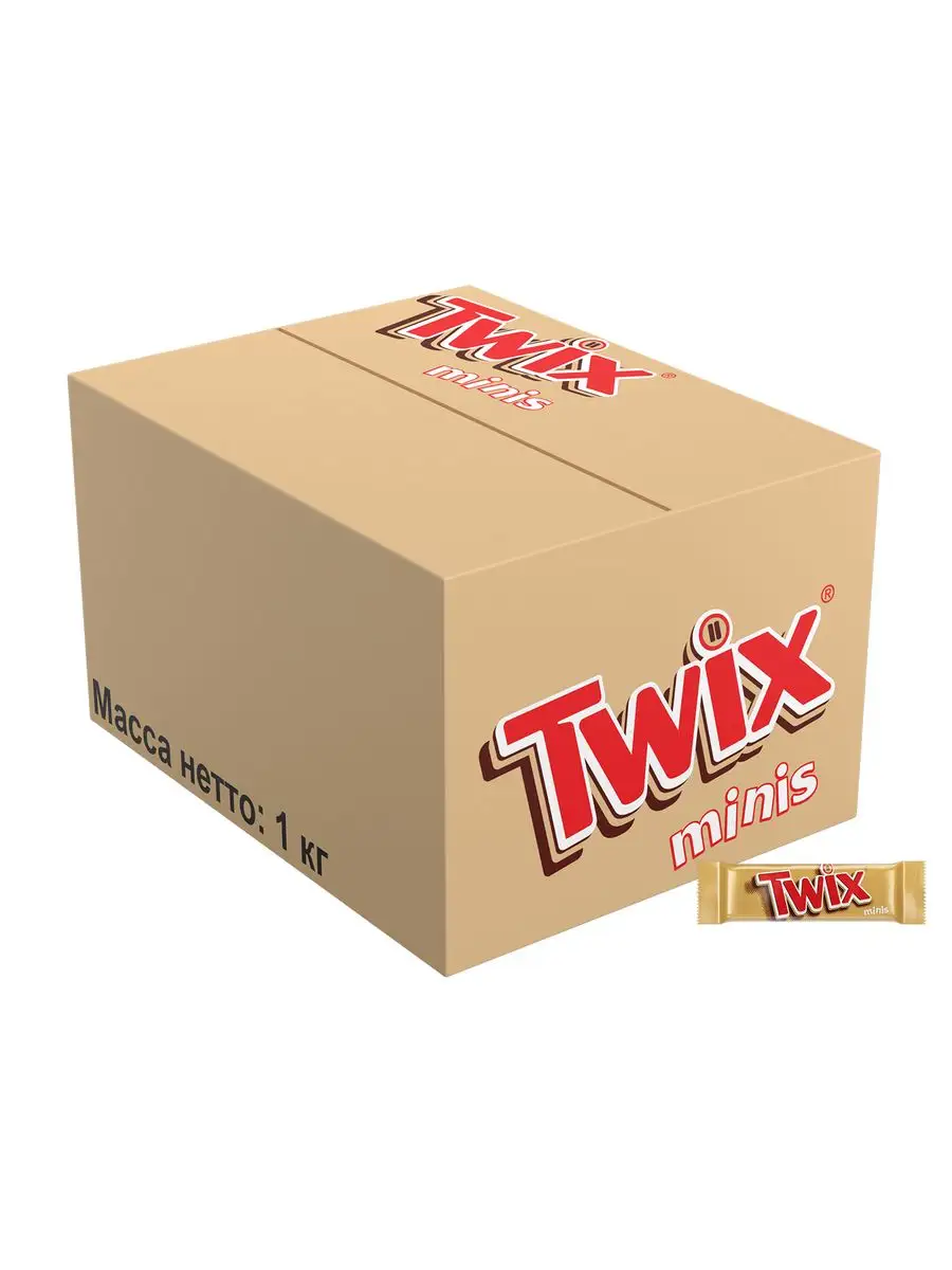 Twix Minis шоколадные конфеты 1кг