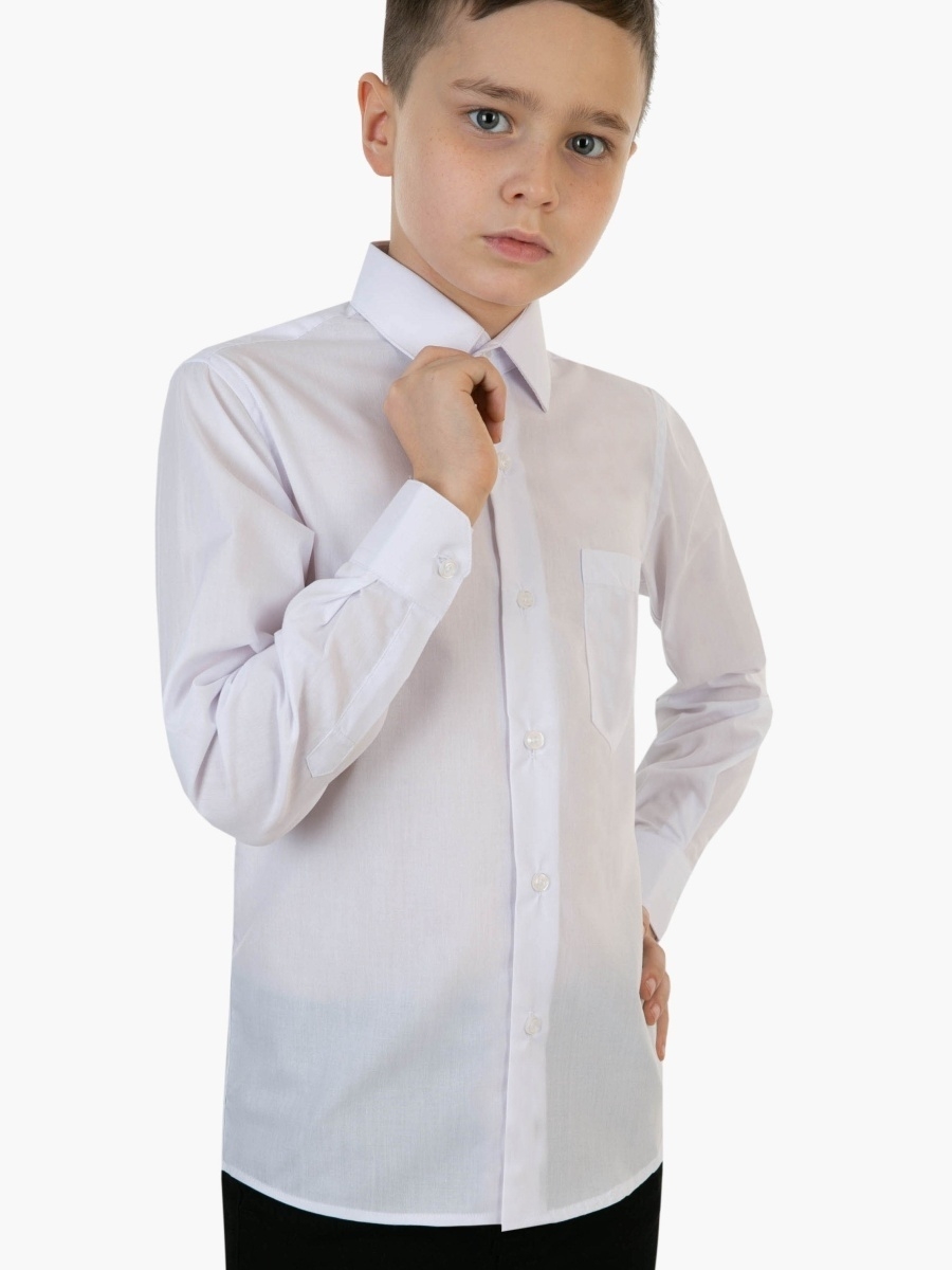 Белая рубашка Школьная для мальчиков