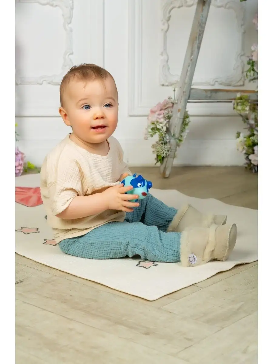 Детские угги пинетки для малышей UGG Kids Infants Tabacco