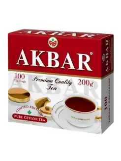 Чай черный в пакетиках 100 штук AKBAR 8883943 купить за 254 ₽ в интернет-магазине Wildberries