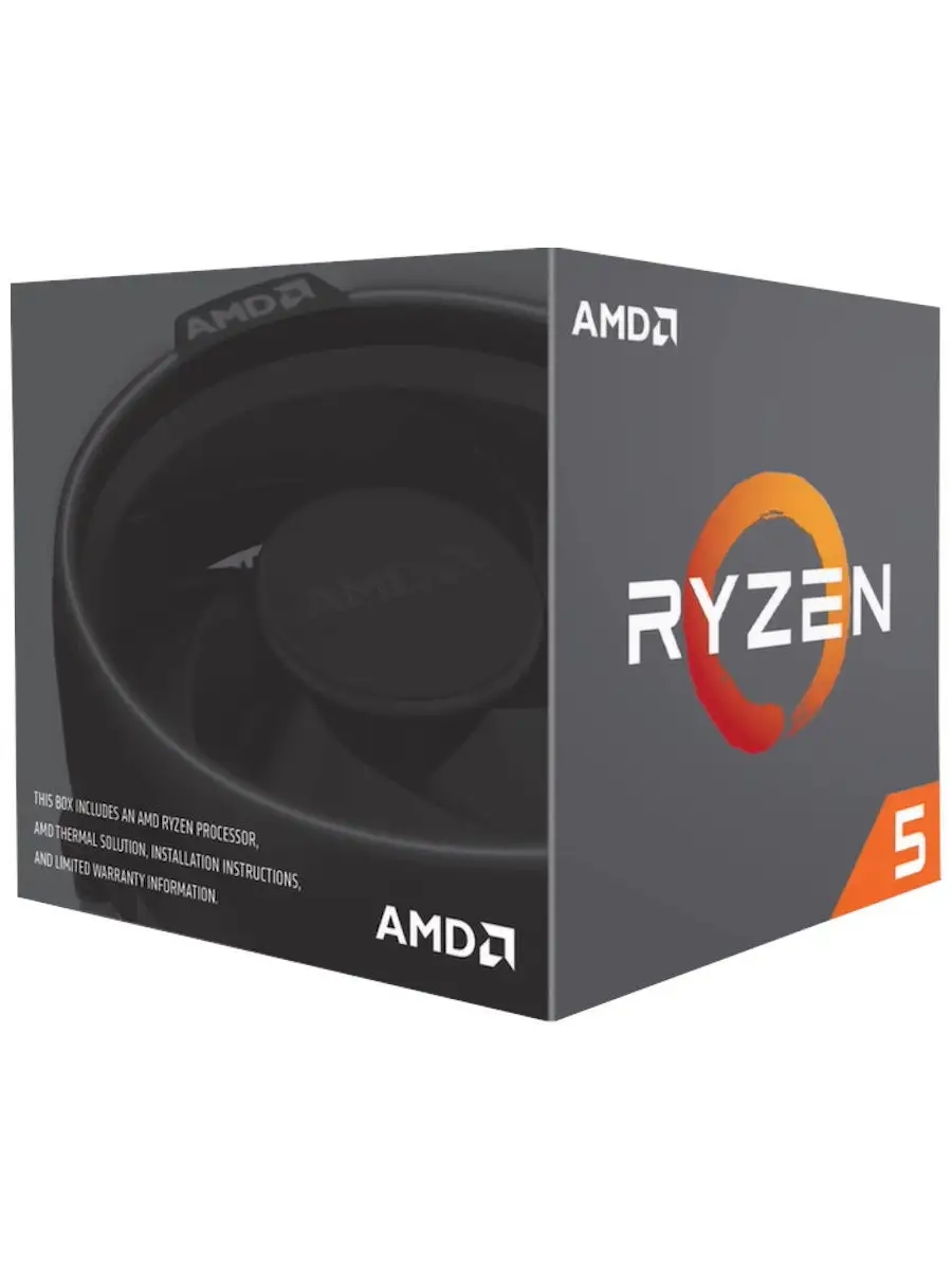 Процессор AMD Ryzen 5 2600/6 ядер/3900 МГц/AM4/12 нм/BOX [YD2600BBAFBOX]  AMD 8899081 купить в интернет-магазине Wildberries