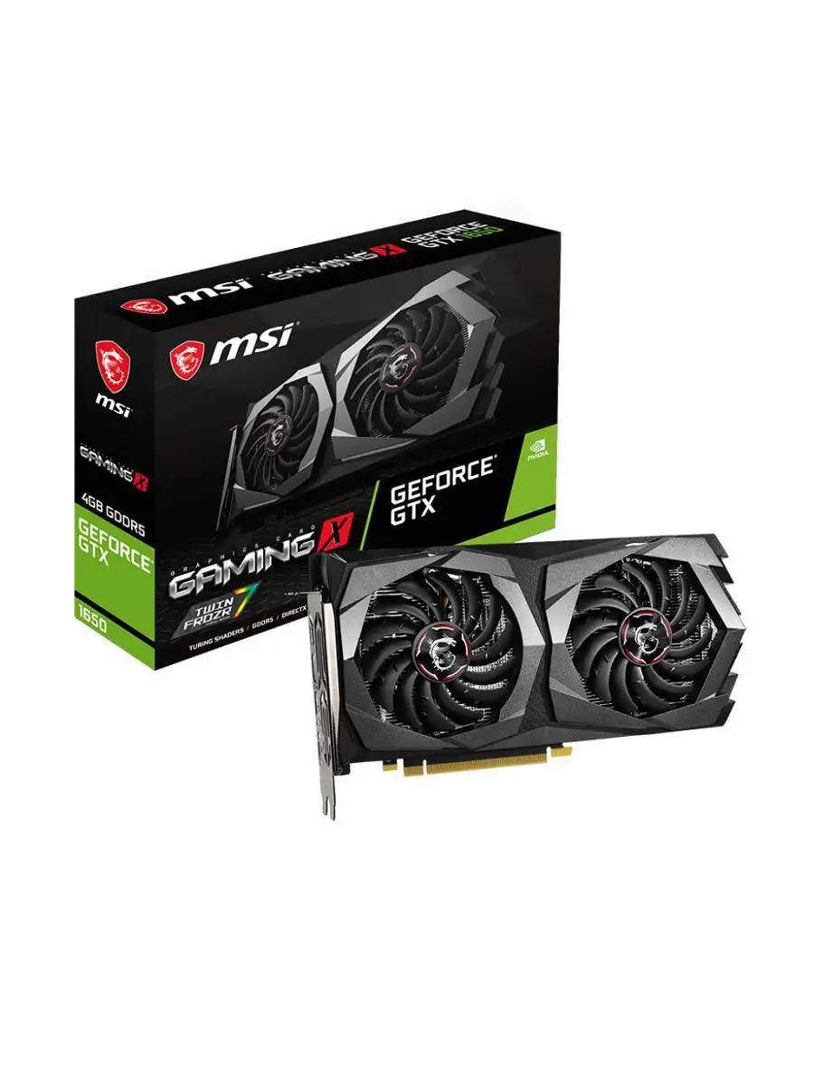 Видеокарта GeForce GTX 1650 GAMING X (GTX 1650 GAMING X 4G) MSI 8915472  купить в интернет-магазине Wildberries