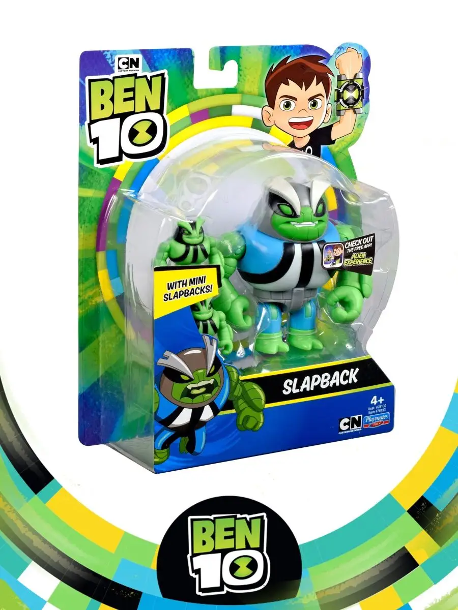 Фигурка игрушка Шлепок Бен 10 BEN 10 8930771 купить за 649 ₽ в  интернет-магазине Wildberries