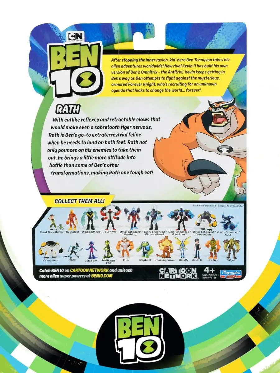 Фигурка игрушка Рэт Бен 10 BEN 10 8930772 купить в интернет-магазине  Wildberries