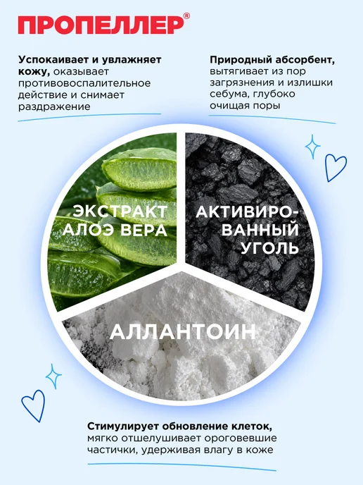 ПРОПЕЛЛЕР Очищающие полоски для носа, вариант, фото 3