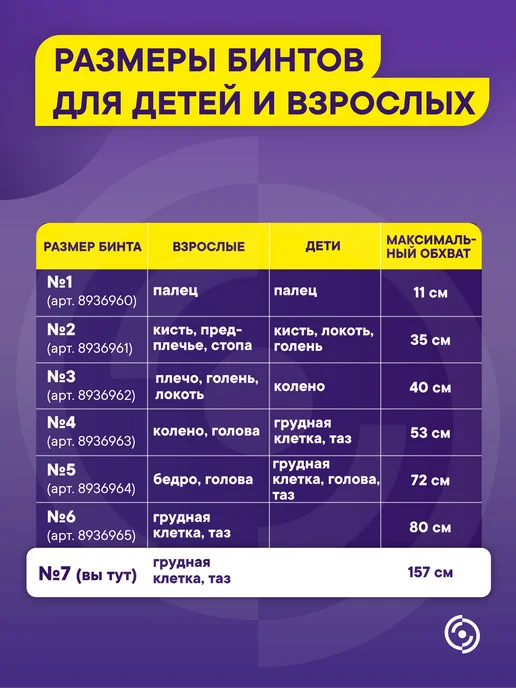 Интекс Бинт трубчатый 3 метра № 7, 3 м, фото 2