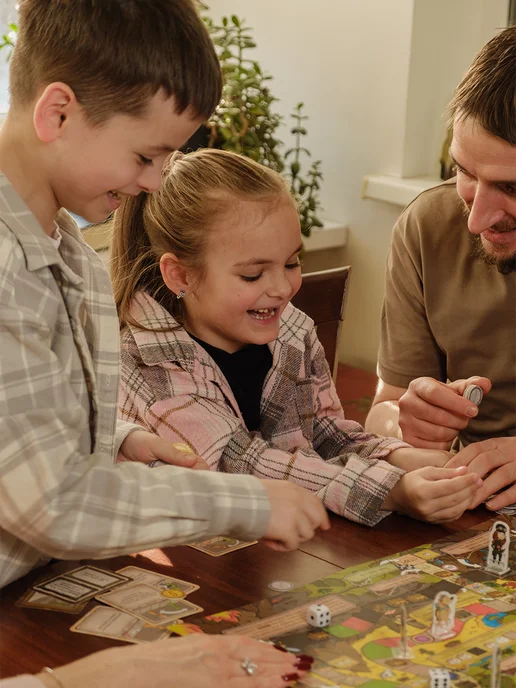 Большая Бродилка Настольная игра ходилка для детей и семьи, синий, фото 5