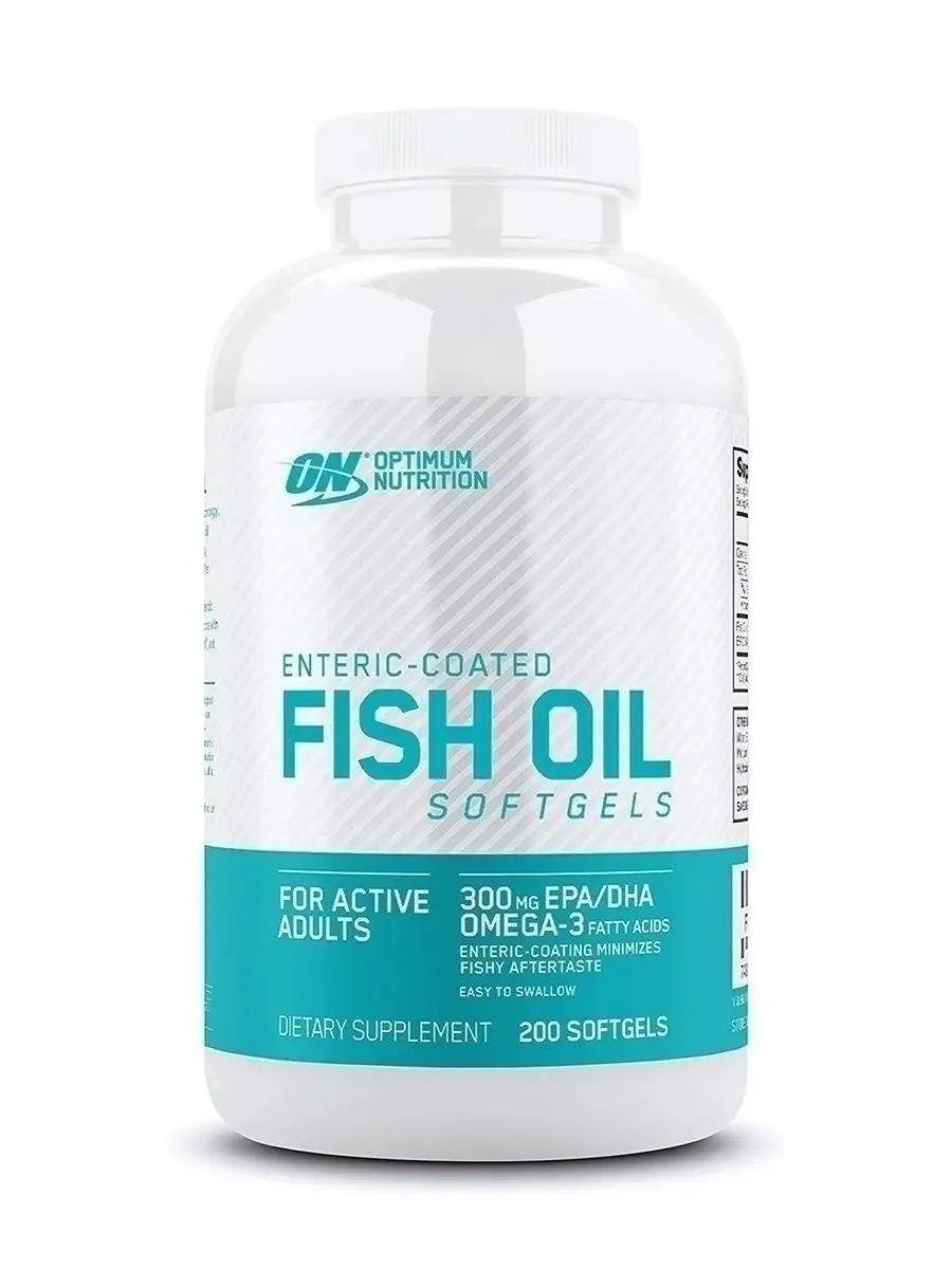 Рыбий жир Fish Oil Softgels, 200 капсул Optimum Nutrition 8953691 купить за  3 402 ₽ в интернет-магазине Wildberries