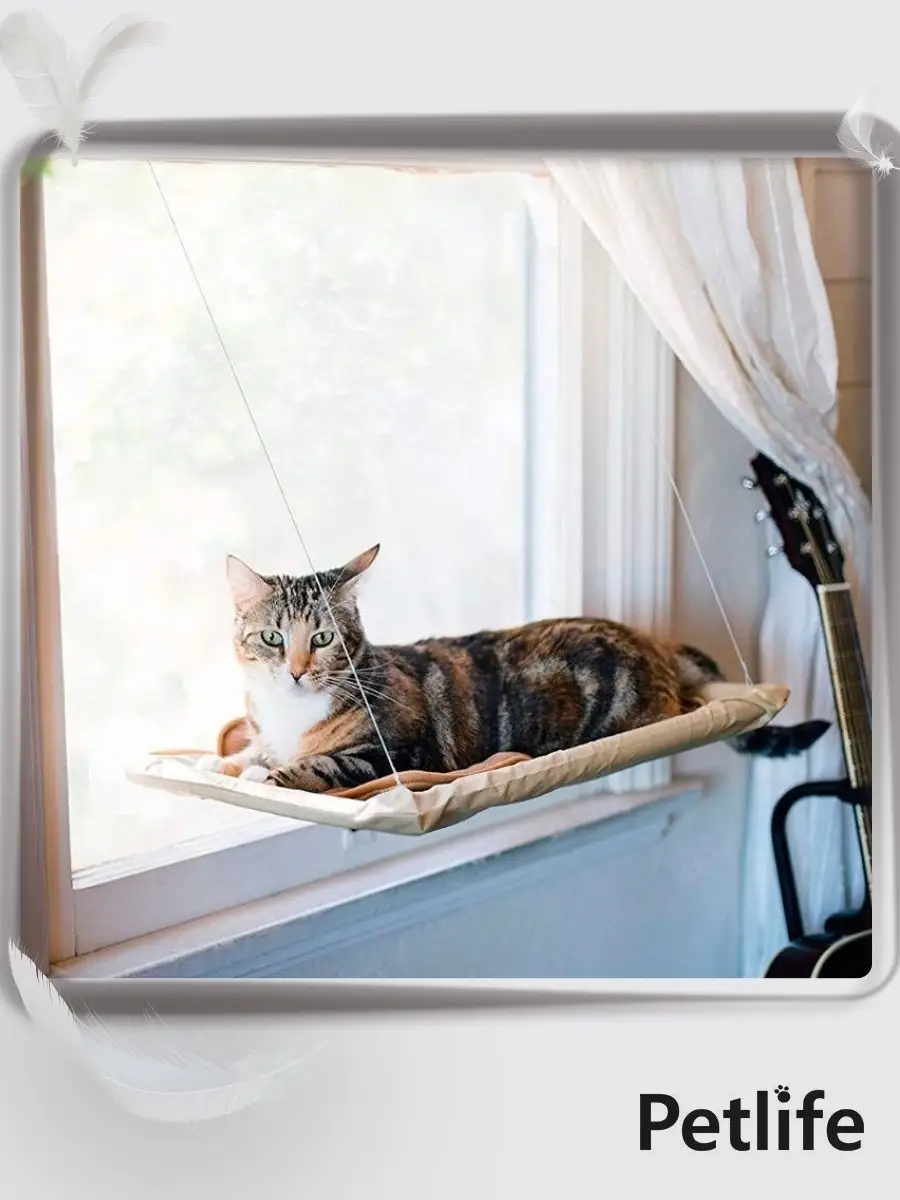 лежанка на окно для кота